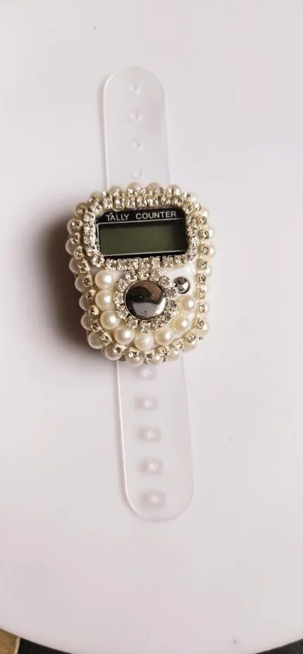 White Beaded Counter Tasbeeh