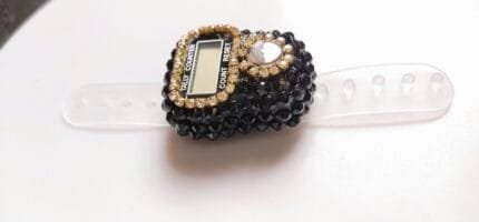 Black & White Beaded Counter Tasbeeh