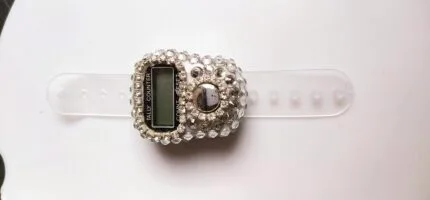 Double Layer White Beaded Counter Tasbeeh