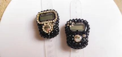 Black & White Beaded Counter Tasbeeh