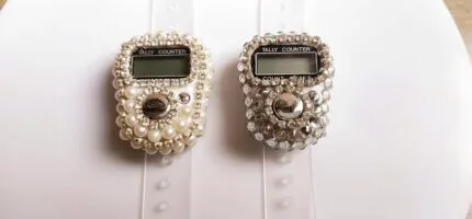 White Beaded Counter Tasbeeh